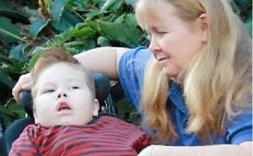 Dylan Wallace with mother Helen. Dylan Wallace with mother Helen.